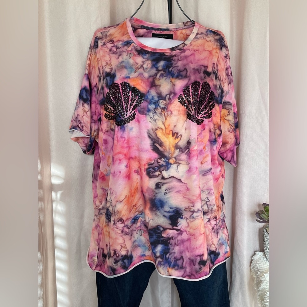 River Island Plus Tiedye T-shirt